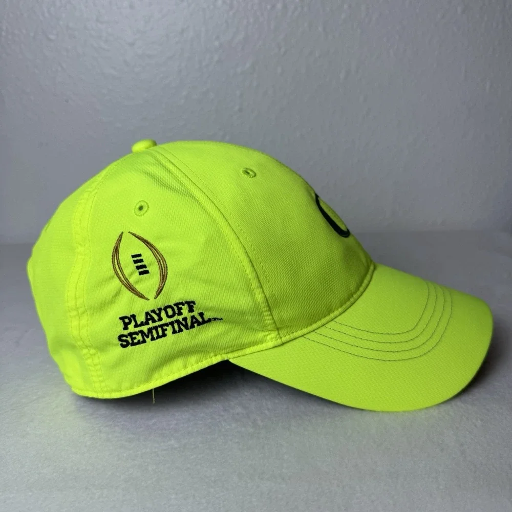 Nike Golf Oregon Ducks Rose Bowl Game‎ Hat Neon Yellow Green SnapBack Cap